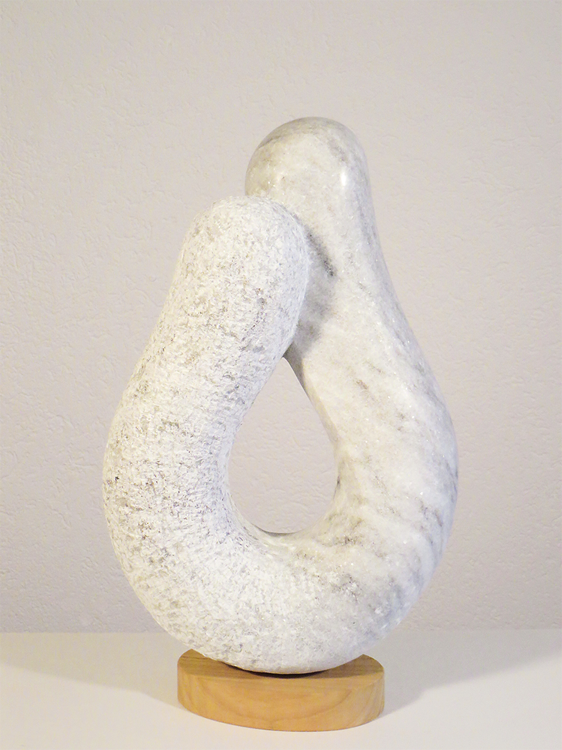 «Ohne Titel» Thomas Moser Skulptur aus Marmor